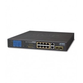 Switch Gigabit Ethernet PoE 8-Porte 10/100/1000-T 2-Porte 10/100/1000T + 2-Porte 1000X SFP 4POWER