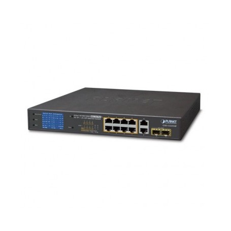 Switch Gigabit Ethernet PoE 8-Porte 10/100/1000-T 2-Porte 10/100/1000T + 2-Porte 1000X SFP 4POWER