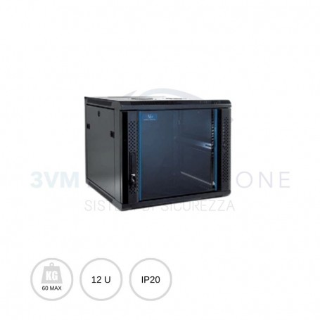 Armadio a parete 12U - 19" (L600xP600xH635 mm) AP900412U6X6
