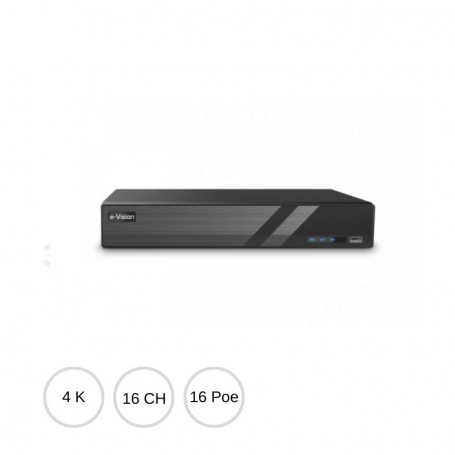 NVR 16 canali 16Poe EL.MO.