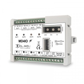 Modulo 4 ingressi 4 uscite MD4IO ELMO