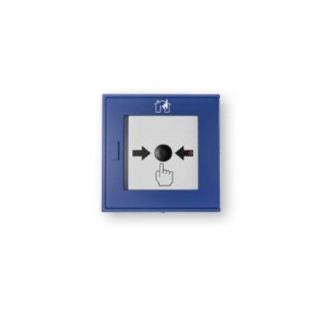Pulsante manuale incendio senza fili colore blu DAITEM BEKA