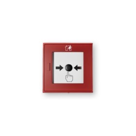 Pulsante manuale incendio senza fili colore rosso DAITEM BEKA