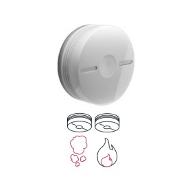 Rivelatore combinato fumo e calore senza fili con sirena SN105AD DAITEM BEKA
