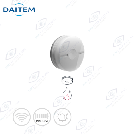 Rivelatore di calore senza fili con sirena SN104AD | DAITEM