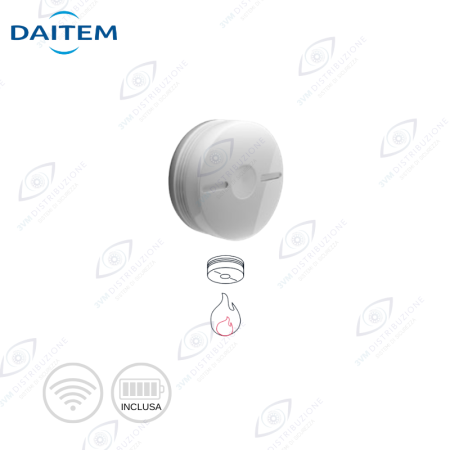 Rivelatore di calore senza fili SN101AD | DAITEM