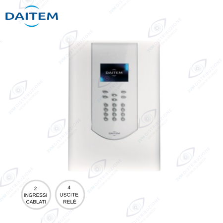Centrale allarme incendio radio - 148 rivelatori SN313AD | DAITEM