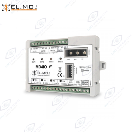 Modulo 4 ingressi 4 uscite MD4IO | EL.MO.