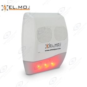 Sirena da esterno led arancione EL.MO