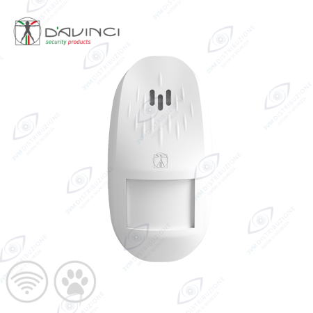 Rivelatore infrarosso volumetrico wireless Globo