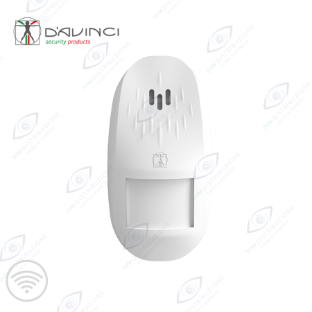 Rivelatore doppia tecnologia volumetrico wireless Globo+