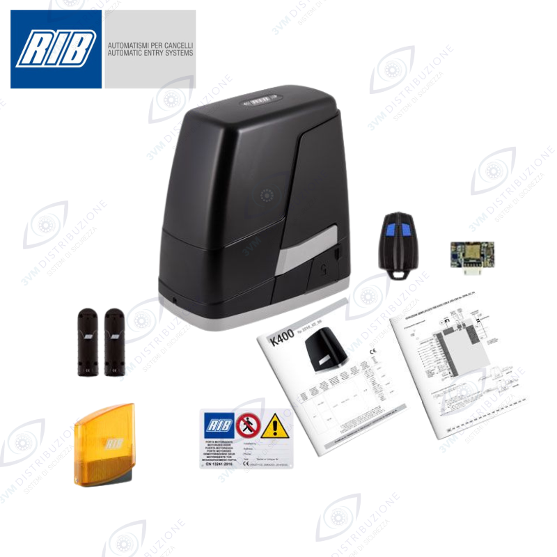 Kit automazione cancello scorrevole RIB K400