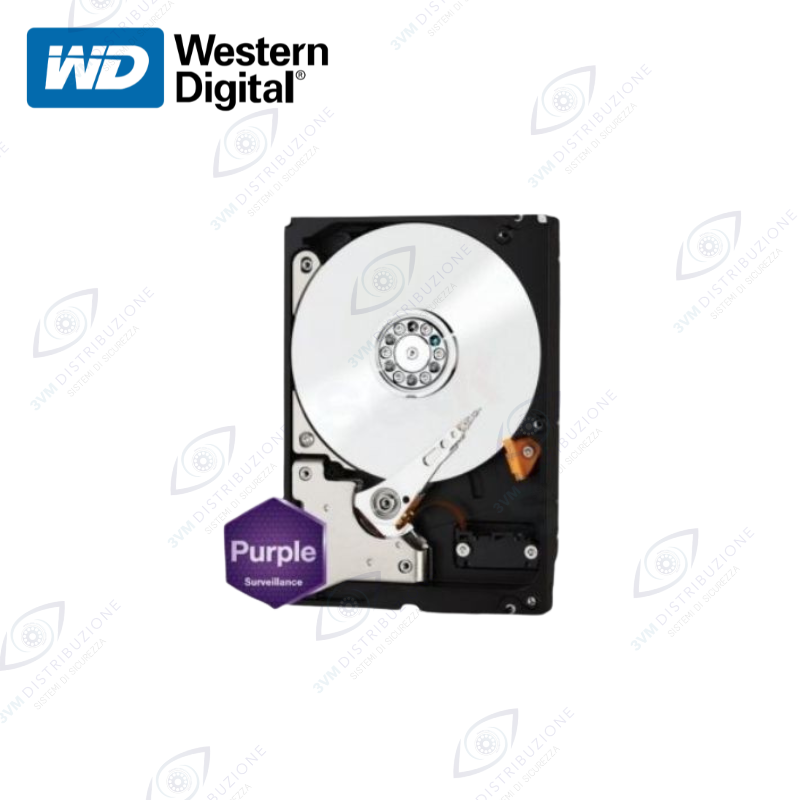 Hard disk WD Purple per DVR NVR videosorveglianza