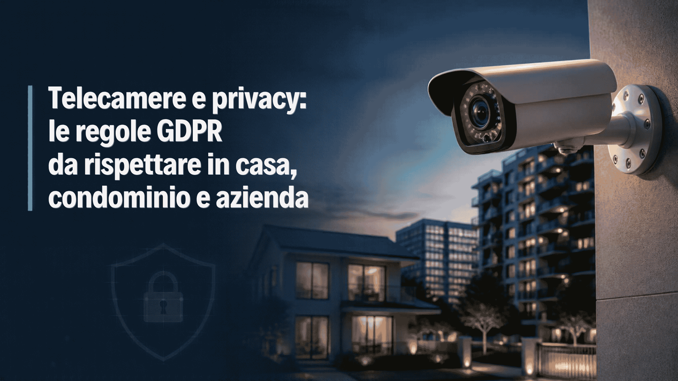 Telecamere e privacy: le regole GDPR da rispettare in casa, condominio e azienda